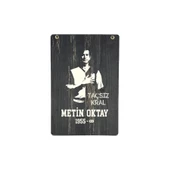 Galatasaray Orijinal Metin Oktay Fan Forma Özel Tasarım Retro Ahşap Kutulu thumbnail 3