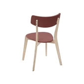 Vitale Eleen Ahşap Sandalye Gül Kurusu MS.SA040 - 3