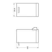 VitrA Arkitekta Çöp Kovası 5 Litre A44055 thumbnail 3