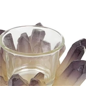 Vitale Dragon Dekoratif Ametist Mumluk 11x6 cm AK.ID0033 - 5