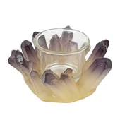 Vitale Dragon Dekoratif Ametist Mumluk 11x6 cm AK.ID0033 - 1