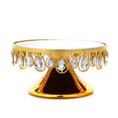 Vitale Nila Gold Ayaklı Tabak 22x11 cm AK.HQ0010 - 1