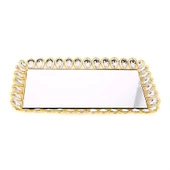 Vitale Nila Gold Dekoratif Tepsi AK.HQ0012 thumbnail 1