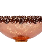 Vitale Melany Bakır Cam Kase 29x20 cm AK.HA0014 - 6