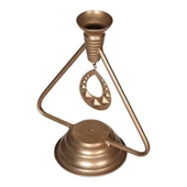 Vitale Rusty Gold Çan Modeli Mumluk 13x29 cm AK.GN0006 - 5