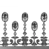 Vitale Raw Taşlı Metal Mumluk 5x30 cm AK.GA0001 - 3