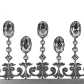 Vitale Raw Taşlı Metal Mumluk 5x30 cm AK.GA0001 - 6