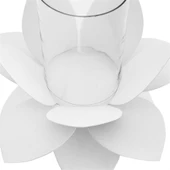 Vitale Şiva Nilüfer Metal Mumluk 25x19 cm AK.FQ0033 - 2