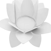 Vitale Şiva Nilüfer Metal Mumluk 18x13 cm AK.FQ0034 - 2