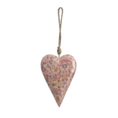 Vitale Şiva Çiçek Desenli Pembe Kalp Orta Boy AK.FQ0026-P thumbnail 4