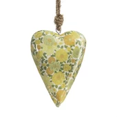 Vitale Şiva Çiçek Desenli Yeşil Kalp Küçük Boy AK.FQ0027-Y thumbnail 3