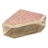 Vitale Şiva Çiçek Desenli Dekoratif Pembe Raf AK.FQ0022 thumbnail 3