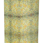 Vitale Şiva Çiçek Desenli Yeşil Mumluk 18x41 cm AK.FQ0023-Y thumbnail 5