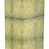 Vitale Şiva Çiçek Desenli Yeşil Mumluk 18x41 cm AK.FQ0023-Y thumbnail 2