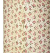 Vitale Şiva Çiçek Desenli Krem Mumluk 18x41 cm AK.FQ0023 thumbnail 5