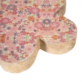 Vitale Şiva Çiçek Desenli Dekoratif Pembe Papatya Büyük Boy AK.FQ0019 - 3