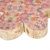 Vitale Şiva Çiçek Desenli Dekoratif Pembe Papatya Küçük Boy AK.FQ0020-P - 3