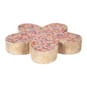 Vitale Şiva Çiçek Desenli Dekoratif Pembe Papatya Büyük Boy AK.FQ0019 - 2