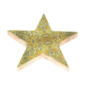 Vitale Şiva Çiçek Desenli Dekoratif Yıldız Yeşil 25x4 cm AK.FQ0017-Y - 2