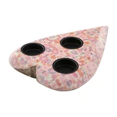 Vitale Şiva Çiçek Desenli Pembe T-light 19x4 cm AK.FQ0008-P - 3
