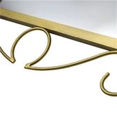 Vitale Ferforje Duvar Aynası Sarı 60 cm AK.FE0001 - 5