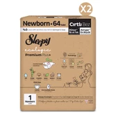 Sleepy Ecologic Premium Plus Süper Paket Bebek Bezi 1 Numara Yenidoğan 128 Adet - 2