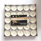 Tealight Ekru Mum 100 lü Paket - 1