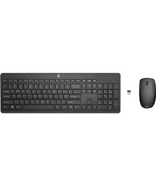 HP 18H24AA Kablosuz Klavye-Mouse Set Türkçe - Siyah - 1