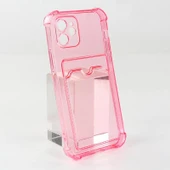 iPhone 13 Pro Şeffaf Kartlıklı Kamera ve Darbe Korumalı Telefon Kılıfı thumbnail 7