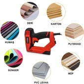 Kobb Kbz200b 8-16Mm Zımba Ve 15-16Mm Profesyonel Çivi Çakma Makinesi + 3000 Adet Yedek Zımba Ve Çivi thumbnail 5