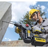 CAT DX21 18Volt 4.0Ah 2.2J Li-ion Çift Akülü Şarjlı Kömürsüz Profesyonel SDS-Plus Pnömatik Kırıcı/Delici - 3