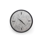 Rehome Ron Saat | Ceviz Kaplamalı Modern Duvar Saati | 55 cm Çap Duvar Saati thumbnail 4