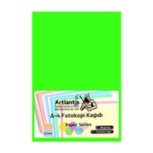 Renkli A-4 Fotokopi Kağıdı 25 li 1 Paket Artlantis Fotokopi Renkli A4 Kağıdı - 9