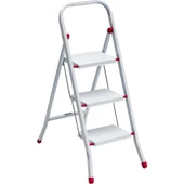 Saraylı 3"Lü Pratik Metal Merdiven Beyaz - 1