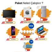 Güneş Enerjisi Bağ Evi Solar Paketi 5KVA İnverter 350W Güneş Paneli 100Ah Jel Akü - 2