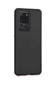 Samsung Galaxy S20 Ultra Siyah Silikon Rubber Kılıf Arka Kapak thumbnail 1