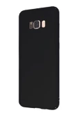 Samsung Galaxy S8 Siyah Silikon Rubber Kılıf Arka Kapak - 1