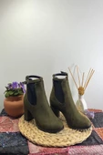 Kadın Süet  Topuklu  Bot - 6