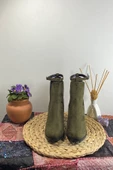 Kadın Süet  Topuklu  Bot - 4