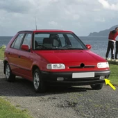 Skoda Felicia 1995-1997 Ön Tampon Sol Sis Farı Lambası 6U0941701 - 1