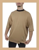 Oversize Dikiş Detaylı T-shirt 1085 - 1