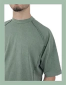 Oversize Spor Dikişli T-shirt 1078 thumbnail 4