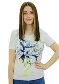 Baskılı Beyaz T-Shirt - 2