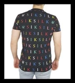 Siyah Yazı Detaylı T-shirt 1064 - 4