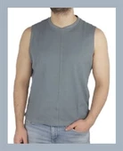 Mavi Waffle Kolsuz T-shirt 1065 thumbnail 1