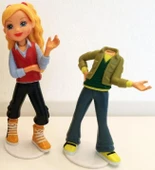 LİSANSLI ICarly Fashion Switch Carly/Sam ile Moda Rüzgarı-Değişen Kıyafetli ET Figür - 8