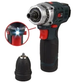 Klpro 10.8Volt/2.0Ah Li-ion Çift Akülü Prof. Matkap Klnm1020 - 1