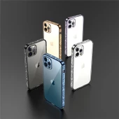 İphone 13 Plating Kreatif Desenli Silikon Telefon Kılıfı thumbnail 1