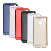 Huawei P Smart 2019 Kılıf 360° Kamera Korumalı Rubber Tam Koruma - 3