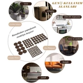 Mobilya Keçesi Sese ve Çizilmeye Son Yapışkanlı 20mmx60Ad-Yuvarlak - 1